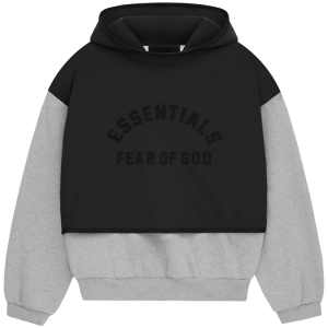 Black Or Gray Essentials Hoodie