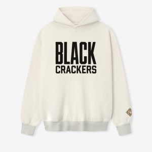 Essentials Black Crackers Hoodie