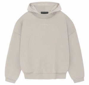 Fear of God Essentials Hoodie Silver Cloud